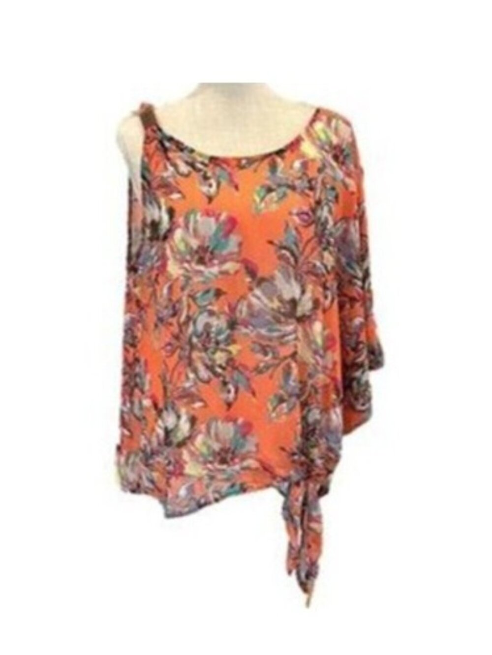LANE BRYANT Semi Sheer Flowy Blouse
